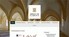 Desktop Screenshot of abbayedeclairvaux.com