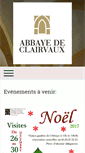 Mobile Screenshot of abbayedeclairvaux.com